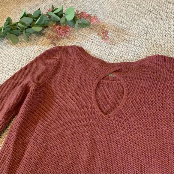 American Eagle Pinkish Orange Sweater Dress - Picture 2 of 8